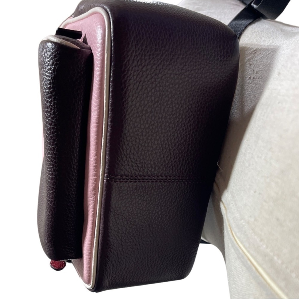 Coach โข Mini Court Backpack In Colorblock Ski Speed Graphic Powder Pink Multi - Picture 7 of 16